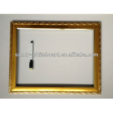 Decorative Whiteboard With Clock equipment /magnetic whiteboard with wooden frame